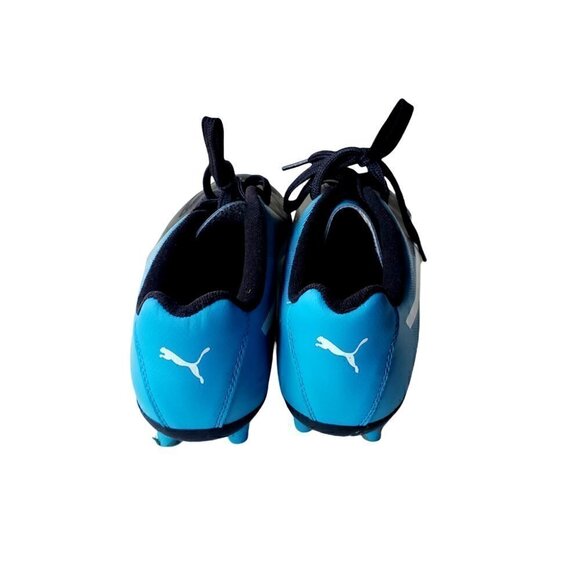 PUMA soccer blue-Black trainers cleats. size 7 - Picture 5 of 6